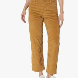 Levi's Women's Ribcage Straight Ankle Jeans in Dijon Corduroy